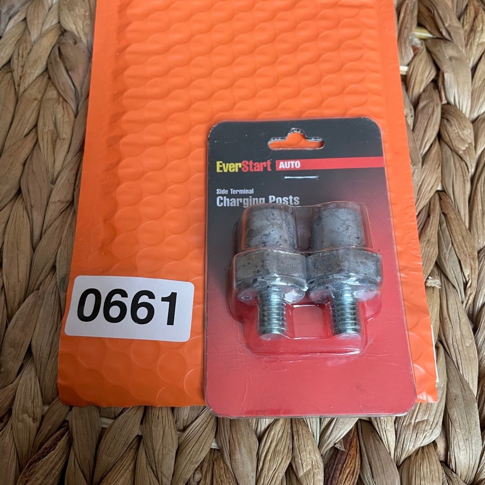 ✅ EverStart Auto Side Terminal Charging Posts Lead Battery Adapters  #️⃣0661